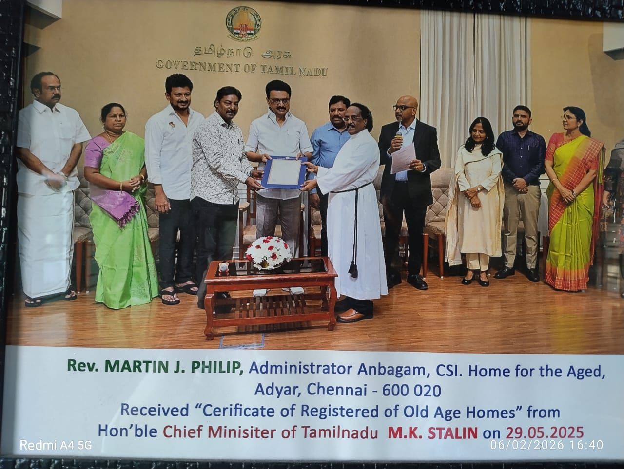 Home page 3 - Anbagam with Chief minister