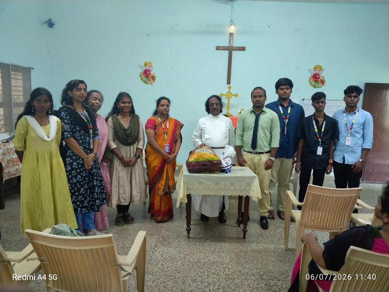 St.Joseph’s College IT Department visit Anbagam, Administrator gave Motivational Speech